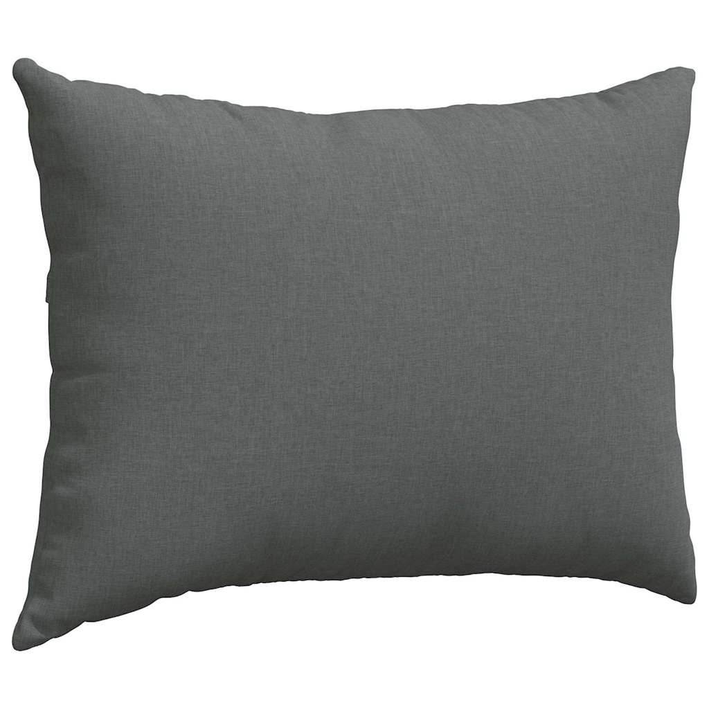 Sofa Pillows 2 pcs Dark Grey 70 x 50 cm Fabric